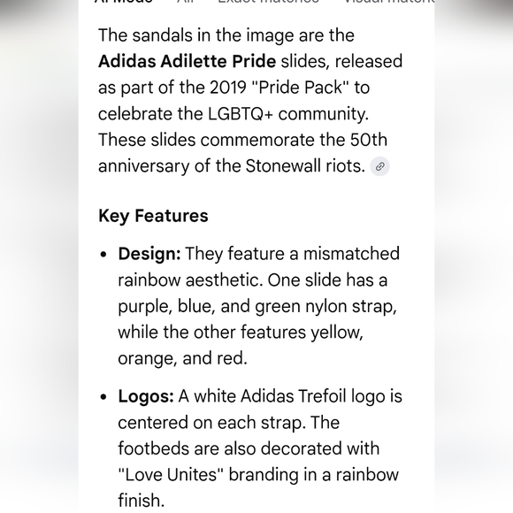 Adidas Adilette Pride Slides - Picture 10 of 10